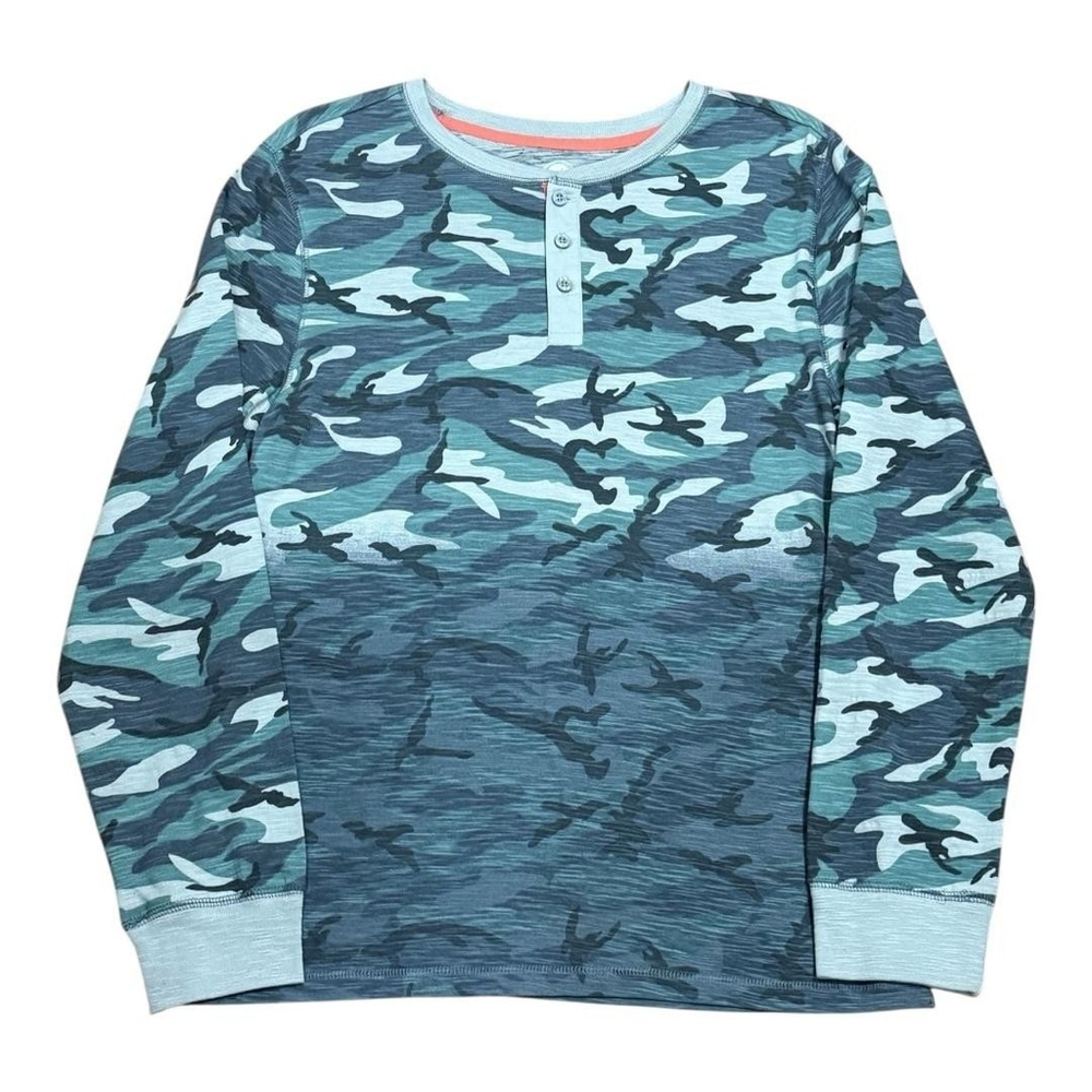 Wonder Nation Blue Camouflage Long Sleeve Tee XL for kid boy